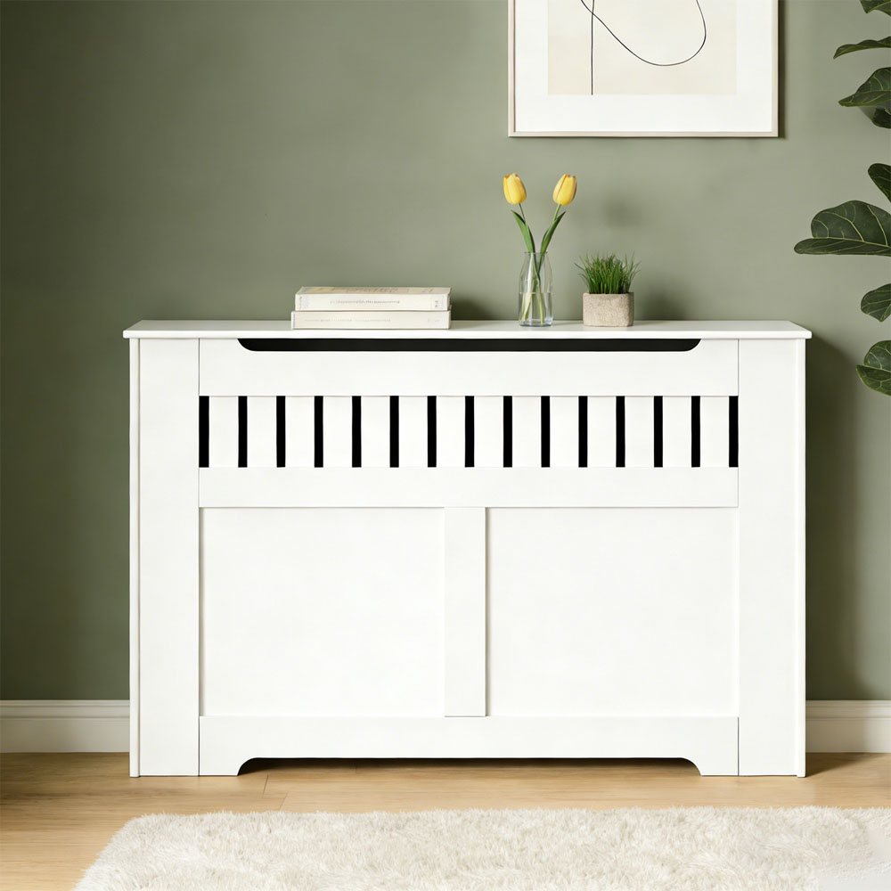 Sorrento Radiator Cover White Image 3