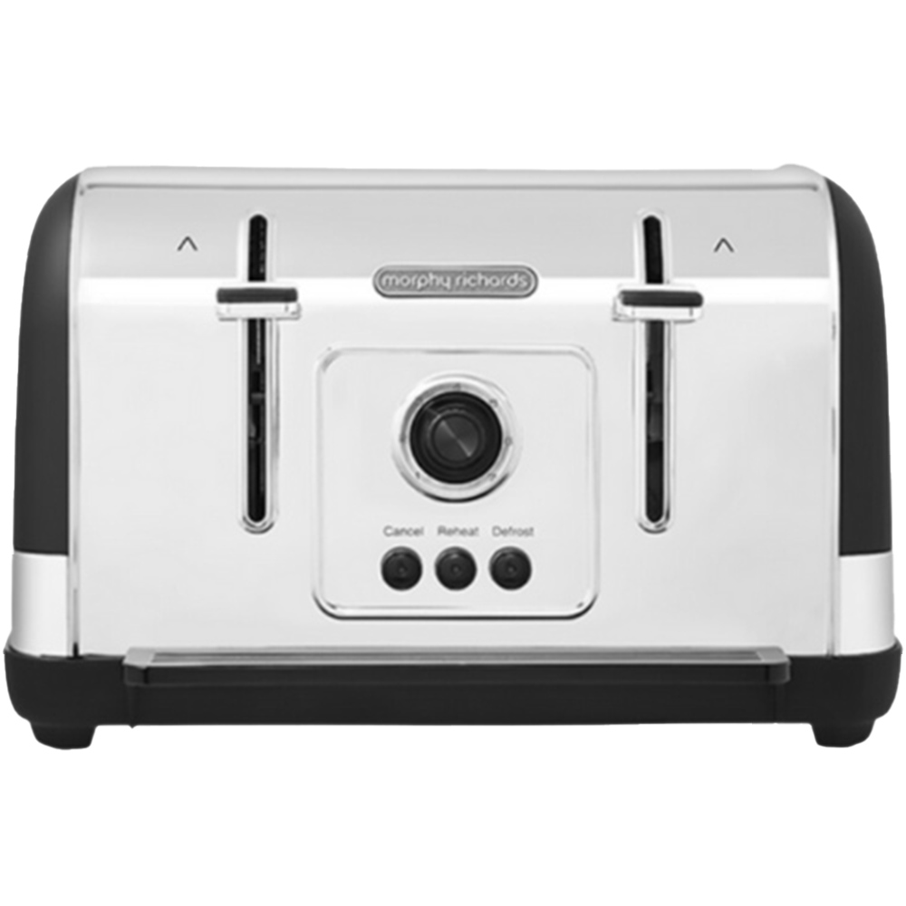 Morphy Richards Venture 240131 Black 4 Slice Toaster Image 1