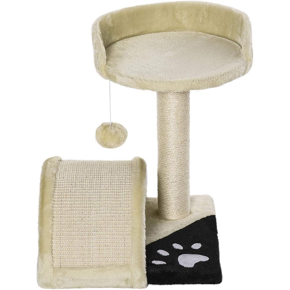 PawHut Cat Tree Scratching Scratcher Image 2