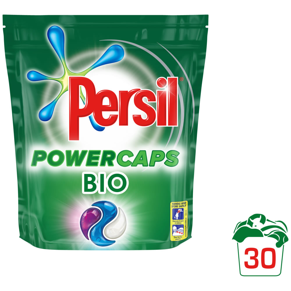 Persil Bio Powercaps 30 Washes 810g Image 1