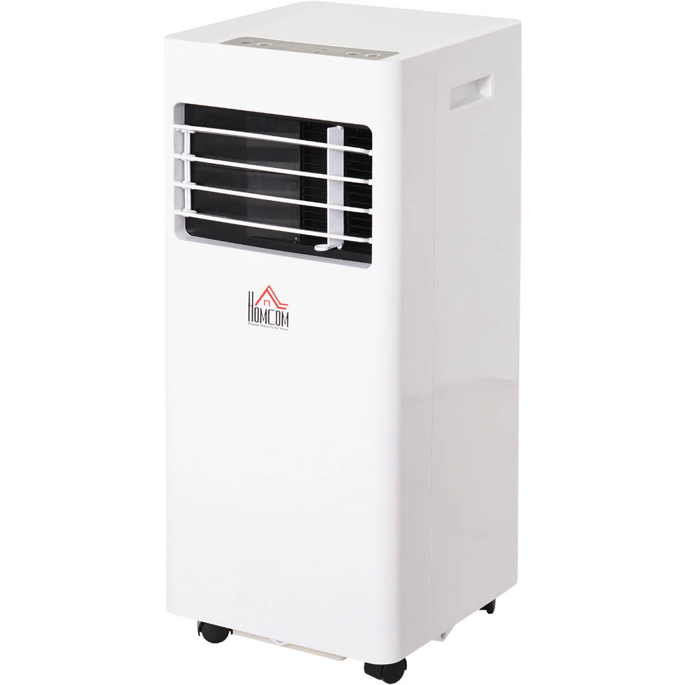 HOMCOM White Mobile Air Conditioner with Wheels 650W Image 1