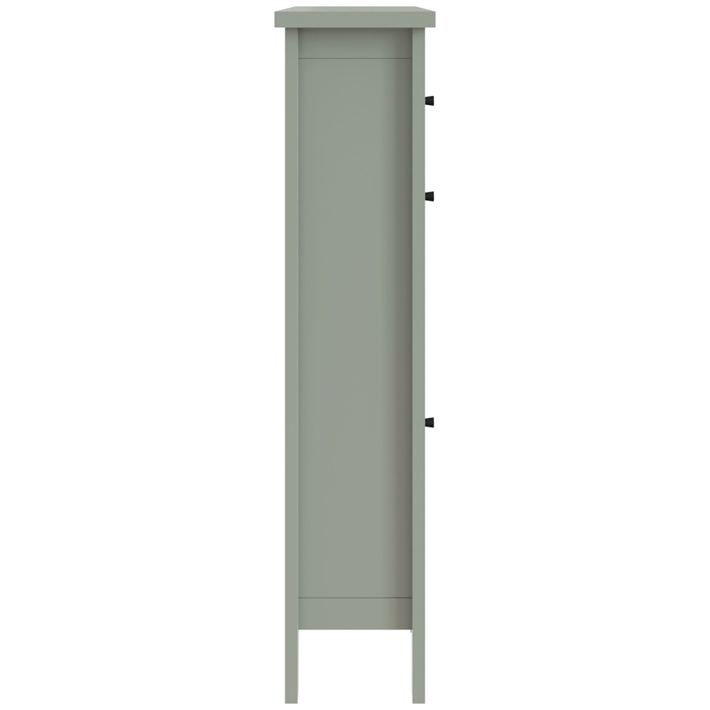 GFW Garrucha Sage Green Deluxe Shoe Cabinet Image 4