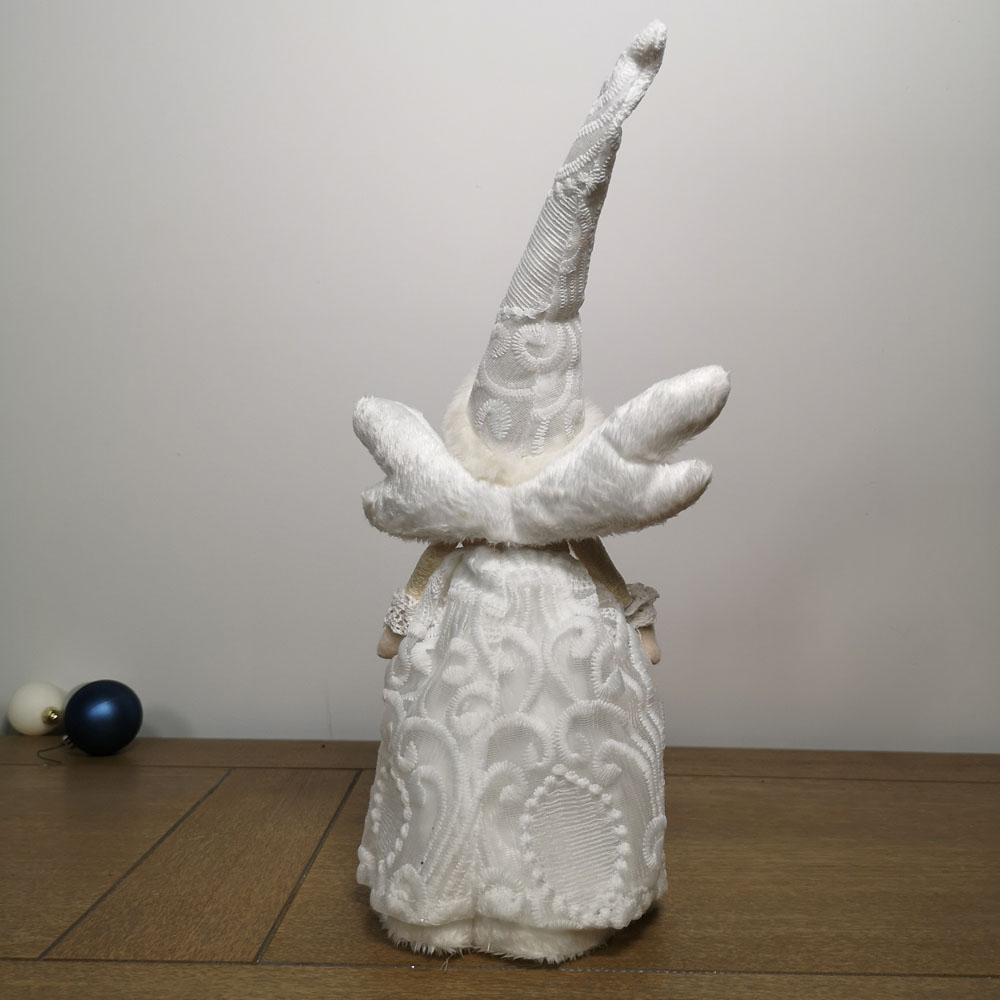 Premier Angel White Christmas Tree Topper 35cm Image 4