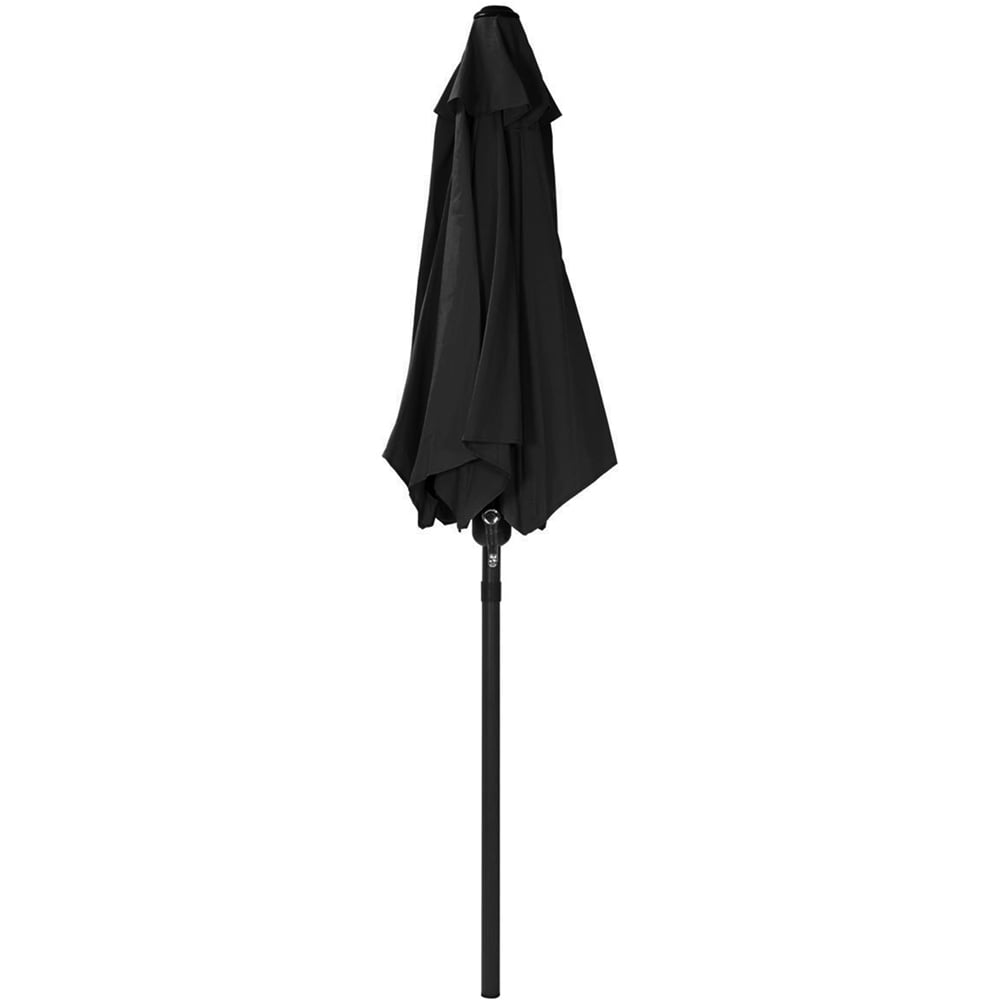 Charles Bentley Black Metal Crank Parasol 2m Image 3