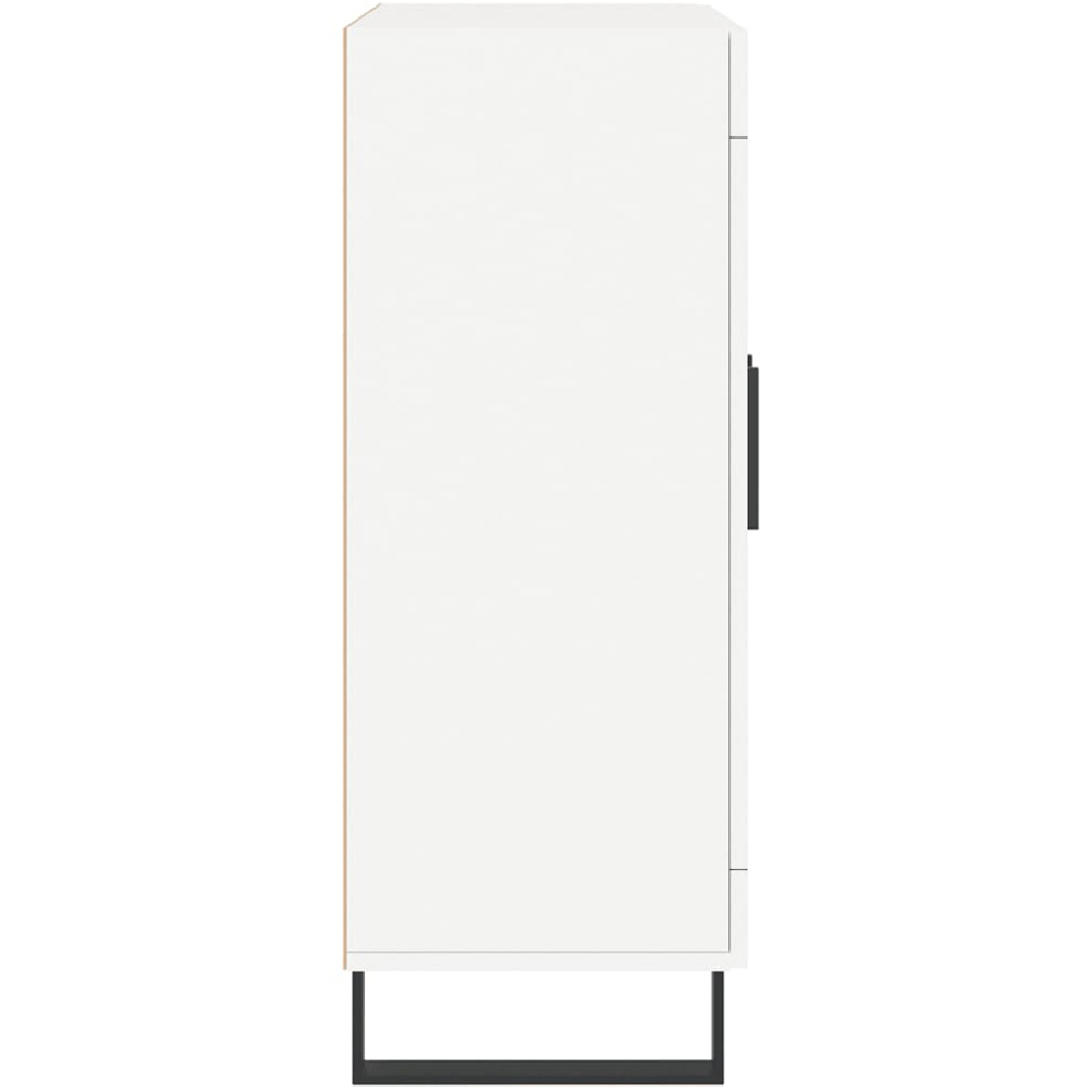 vidaXL 2 Door White Sideboard Image 7