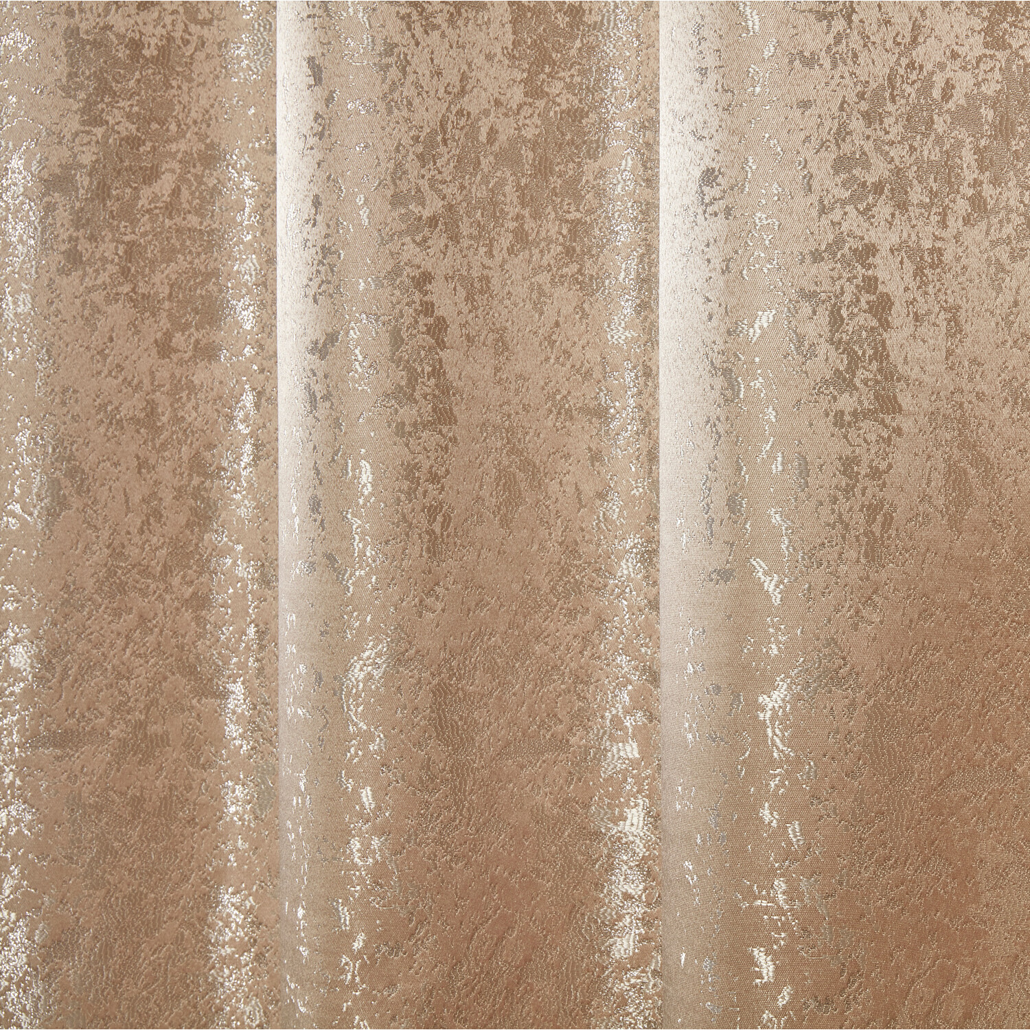 Divante Serene Champagne Jacquard Curtains 137 x 168cm Image 4
