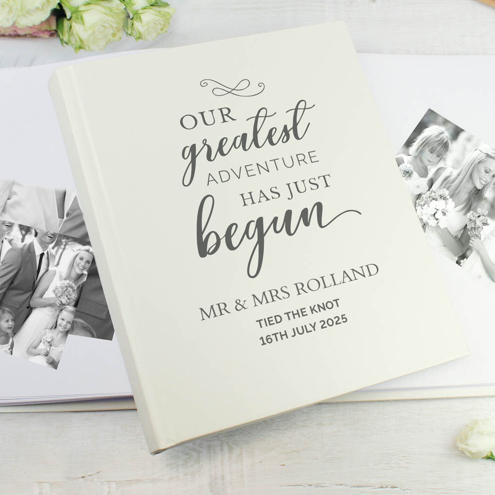 Personalised Memento Personalised Our Greatest Adventure Traditional Photo Album Image 3
