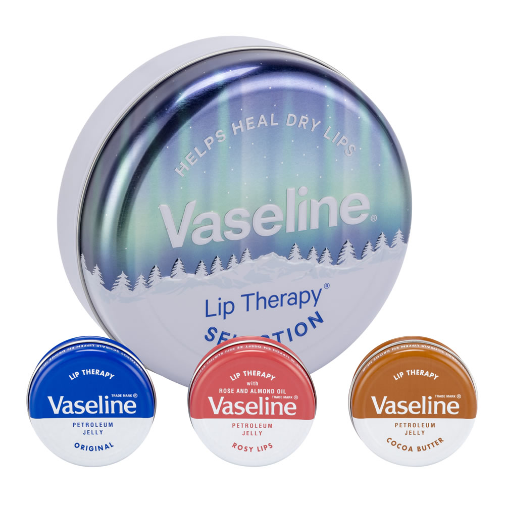 Vaseline Selection Lip Tin Gift Set Wilko