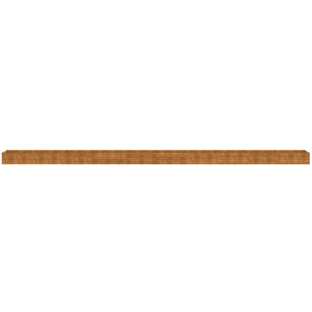 vidaXL Brown Corten Steel Raised Garden Bed 960 x 50 x 36cm Image 3