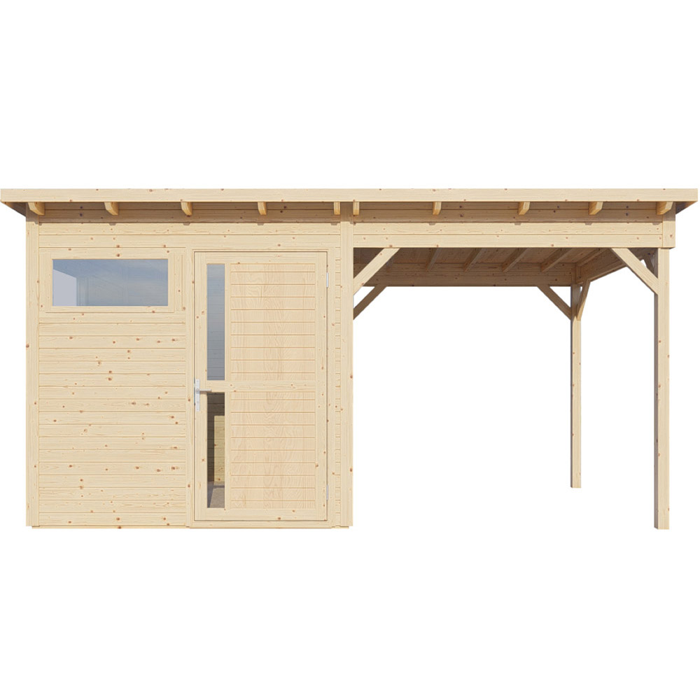 Rowlinson 16 x 9ft Natural Pentus 2 Summerhouse with Extension Image 4
