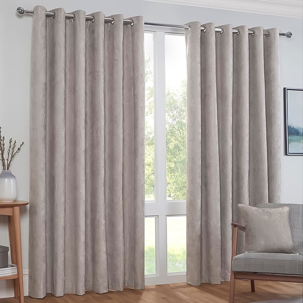 Divante Alden Thermal Curtains - Dove Grey / 229cm Image 2
