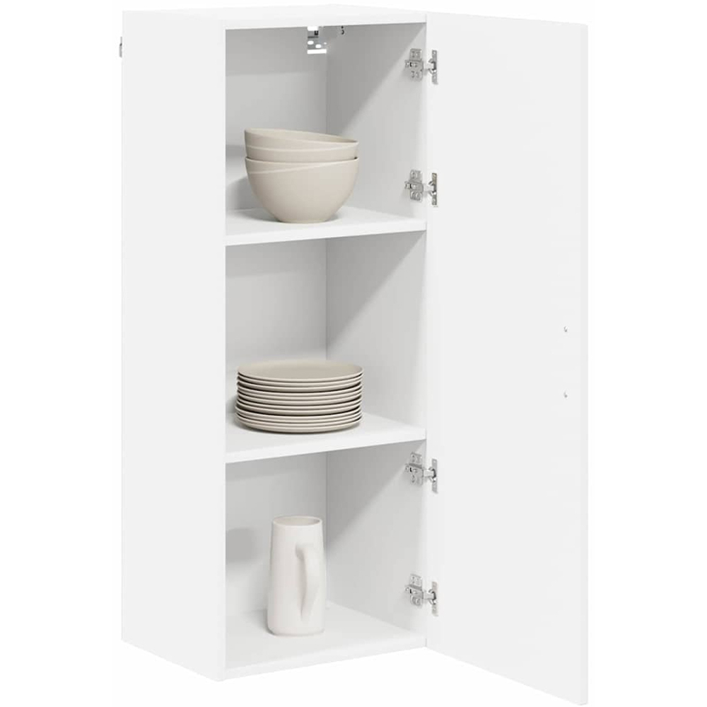 vidaXL Single Door High Gloss White Kitchen Wall Cabinet Image 3