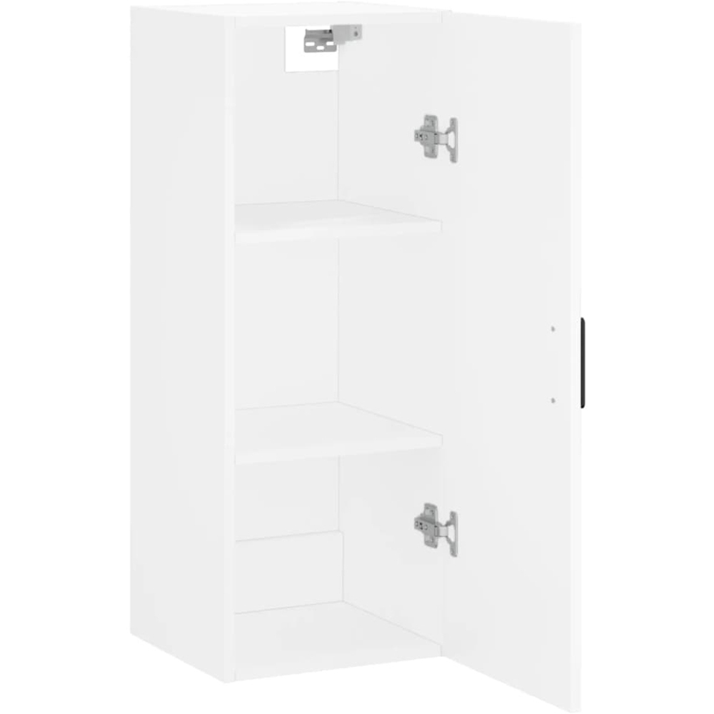 vidaXL Single Door White Wall Mounted Cabinet Image 4
