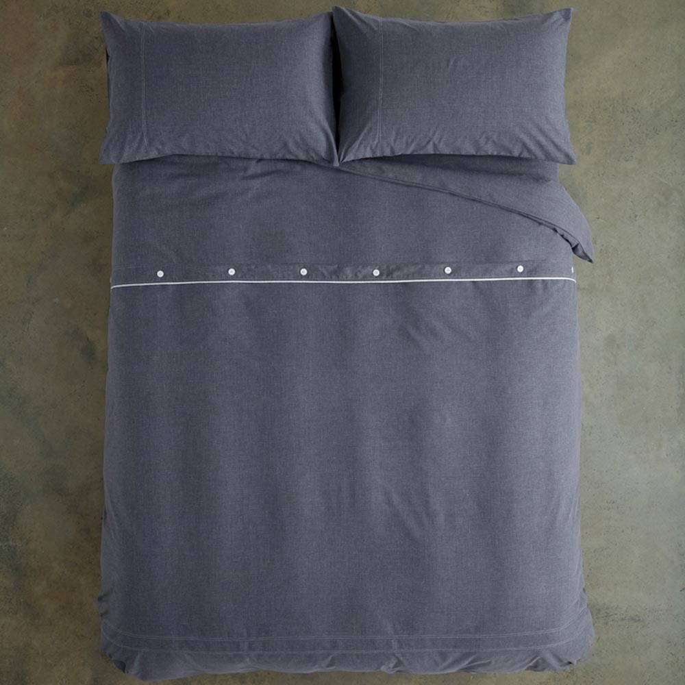 Deyongs Southwick Super King Size Navy Duvet Set Image 6