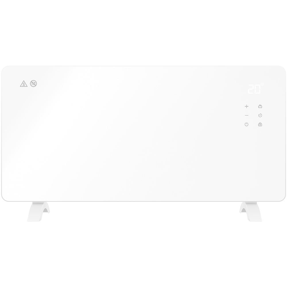 TCP Smart Moonlight White Energy Monitoring Glass Panel Heater 2500W 900 x 445mm Image 1