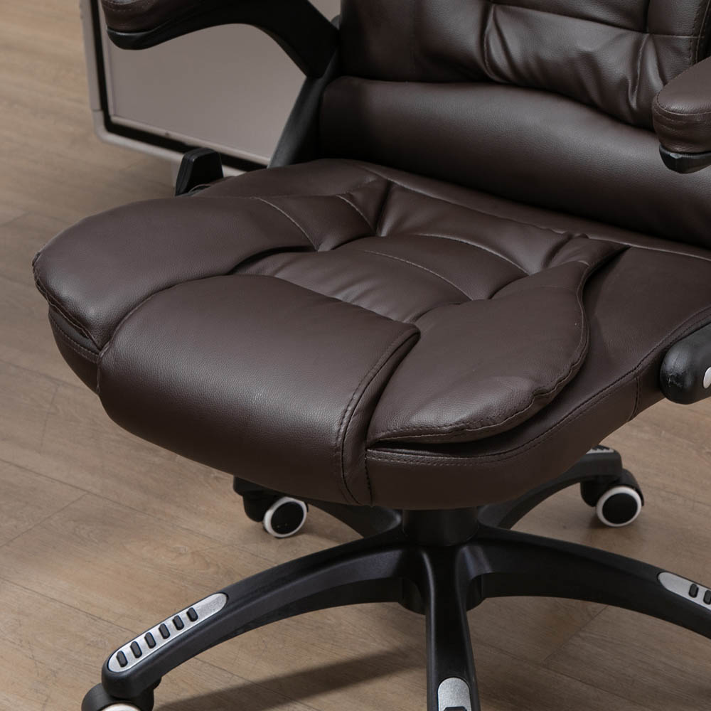 Portland Brown Faux Leather Executive Office Chair Image 7
