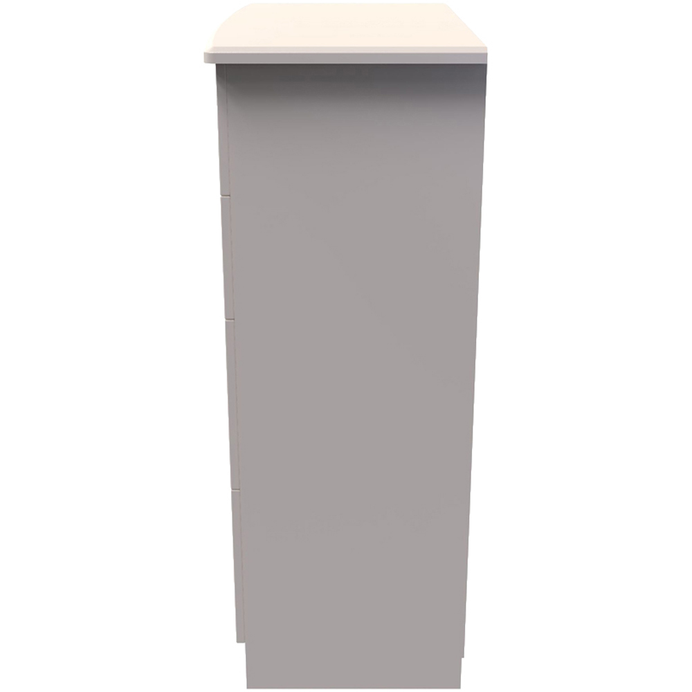 Crowndale Knightsbridge 4 Drawer Kashmir Gloss Deep Chest of Drawers Ready Assembled Image 4