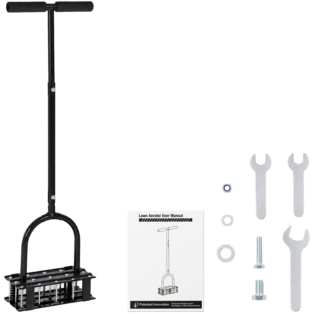 Spector Lambu Lawn Aerator with Adjustable Handle Image 3