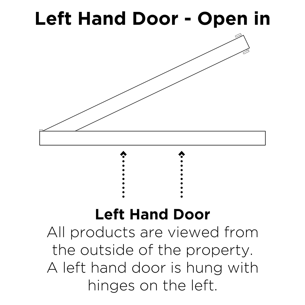 Crystal-Direct Muirfield Solid Green GRP Left Hand Open Front Door 2090 x 890mm Image 3