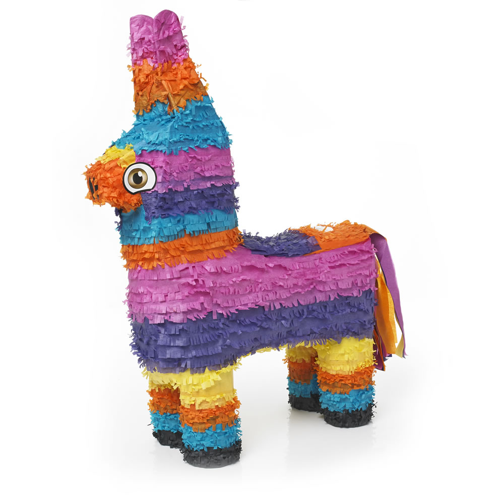 Multicoloured Donkey Pinata Image