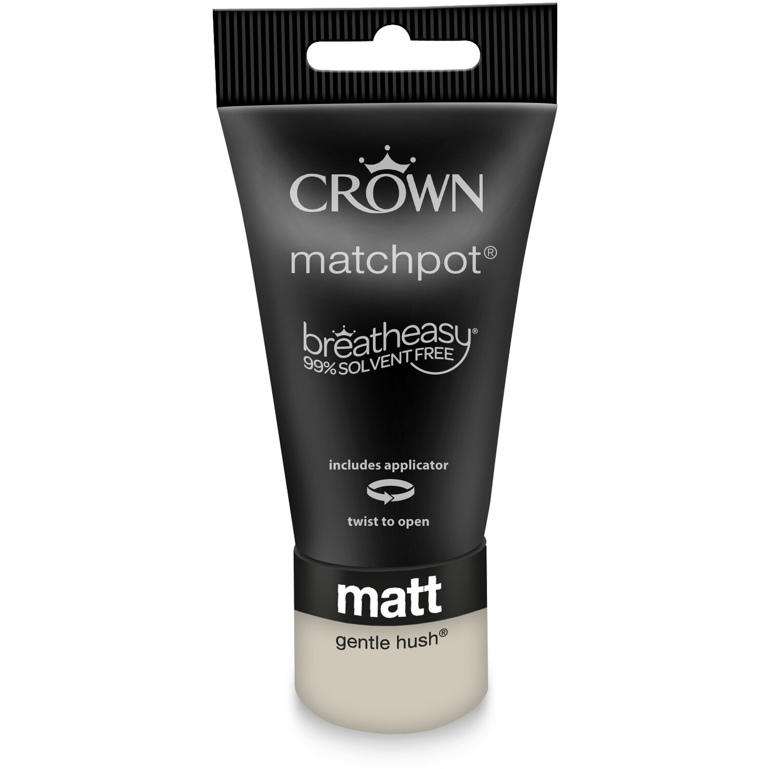 Crown Breatheasy Matt Emulsion Tester Pot - Gentle Hush Image 1