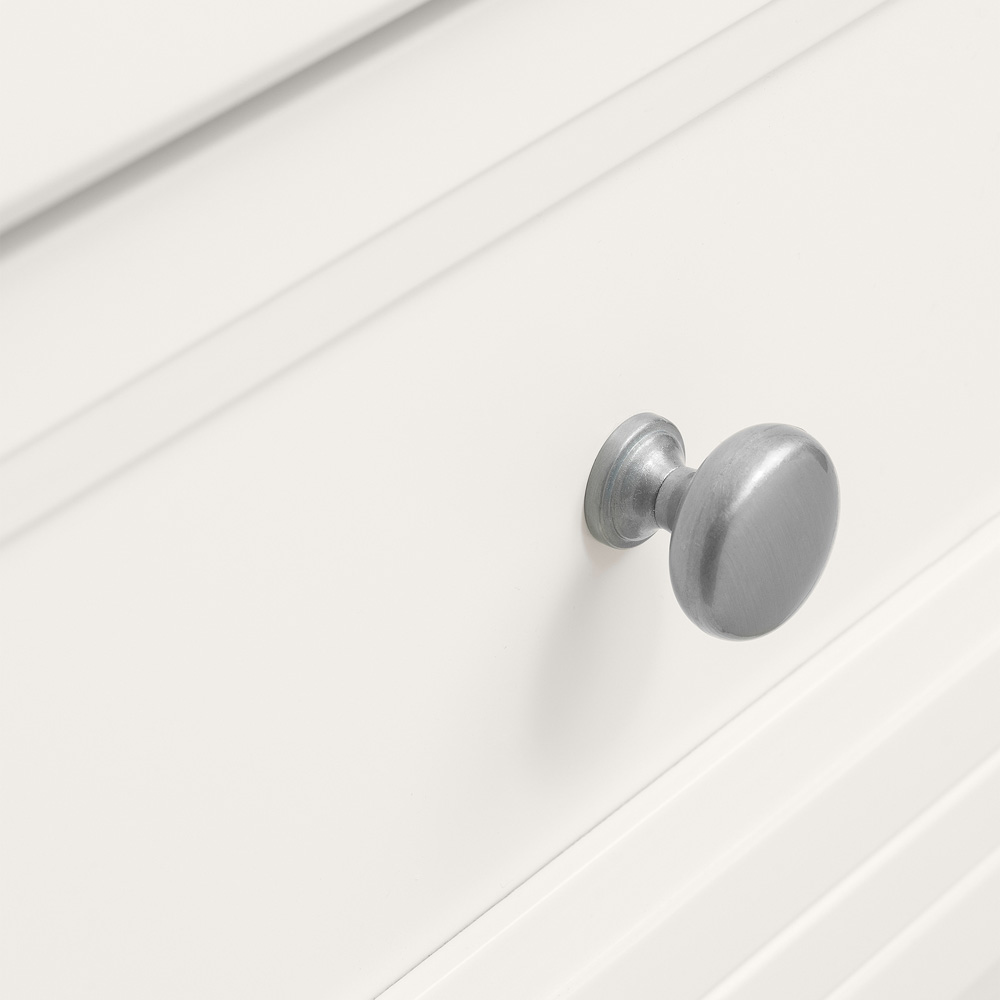 Julian Bowen Maine 5 Drawer Surf White Tall Chest of Drawers Image 4