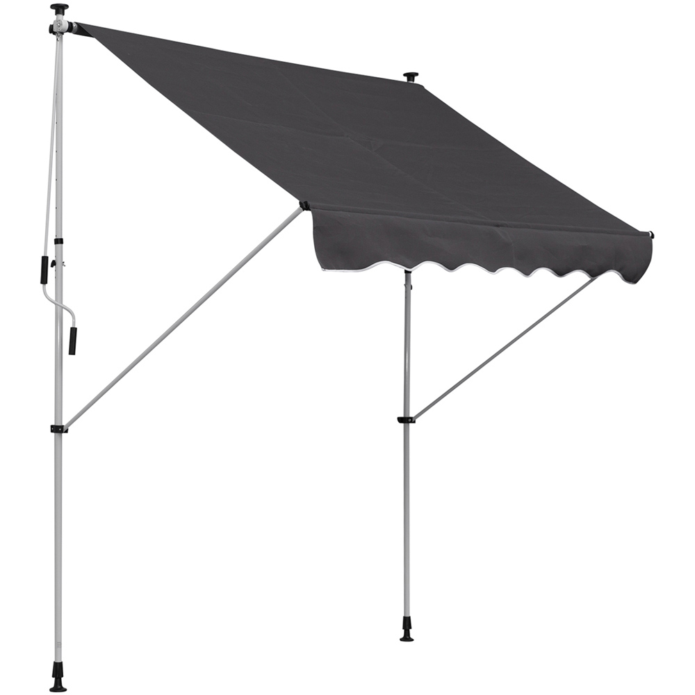 Outsunny Grey Retractable Awning 2 x 1.5m Image 2