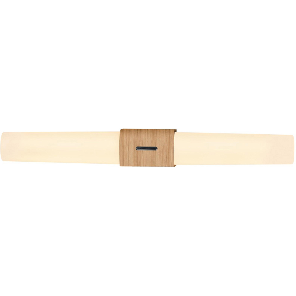 Nordlux Helva Double Basic Wood Foil Wall Light Image 3