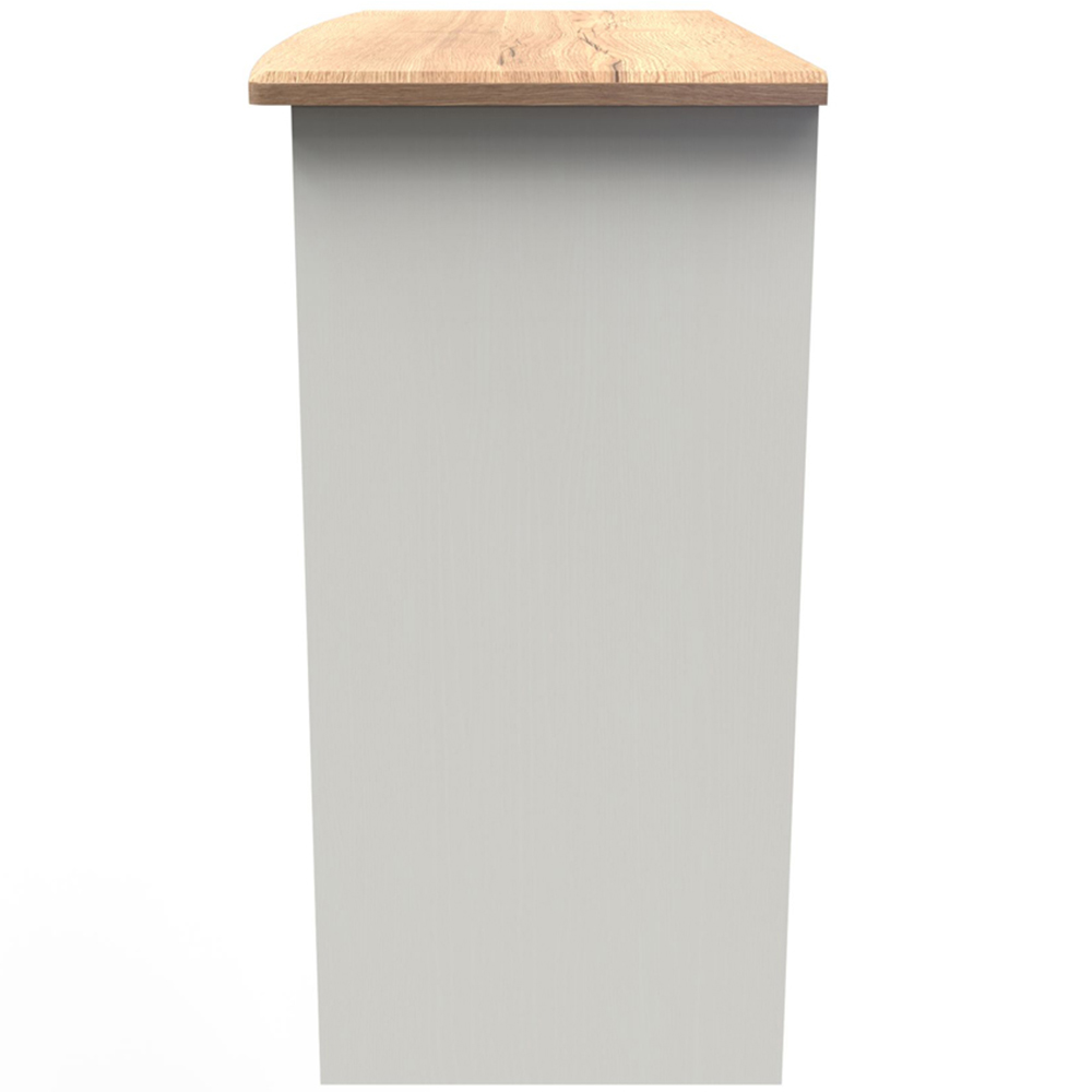Crowndale Victoria 3 Drawer Cream Ash and Oak Vanity Unit Image 3