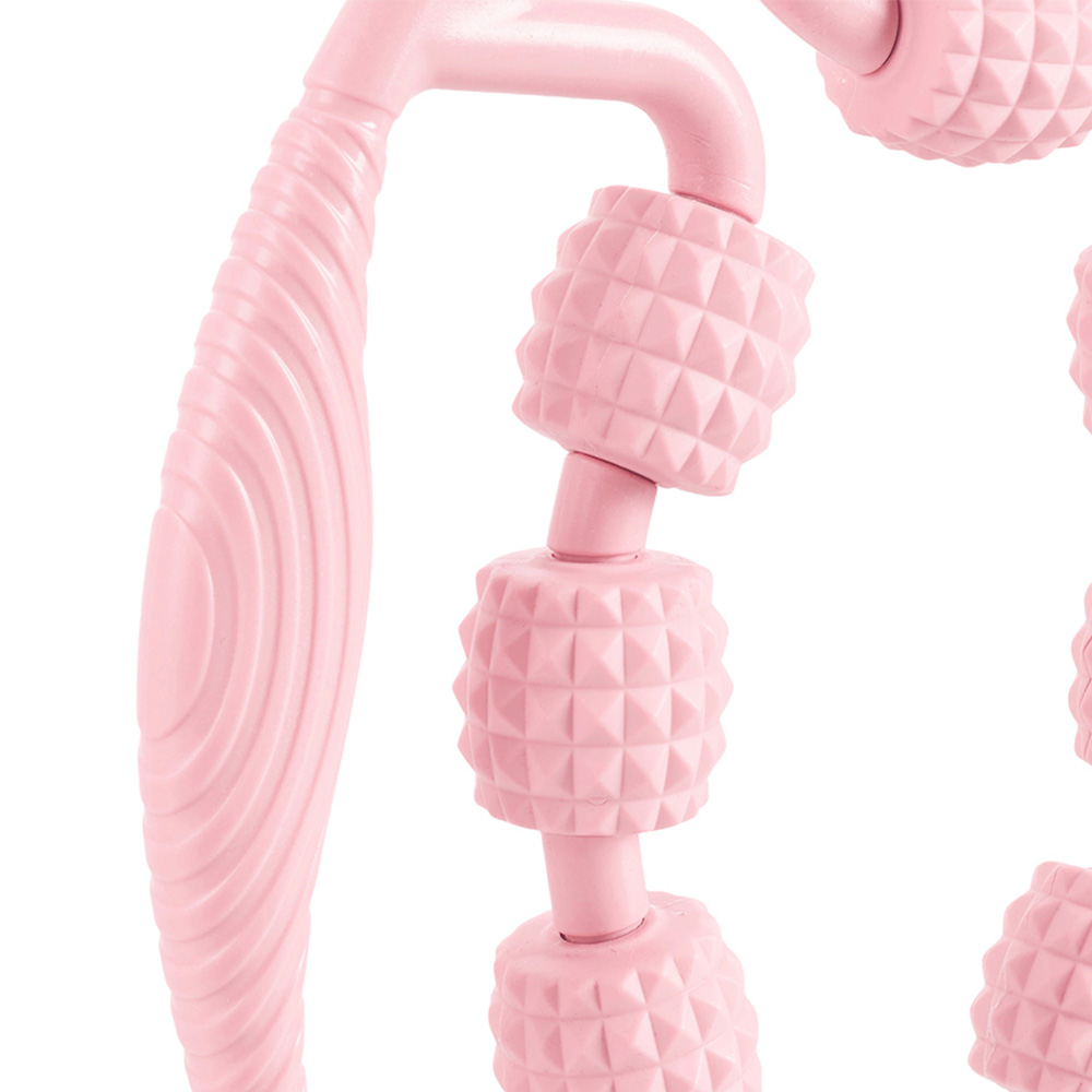 Home & Outdoor Direct Pink 9 Wheel Leg Muscle Roller Massager Image 4