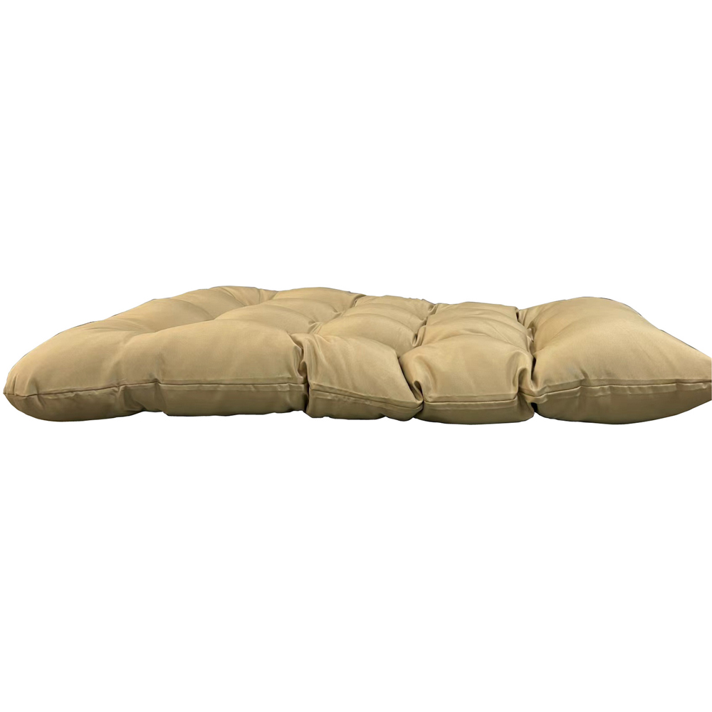 Furniture One Yellow Rattan Egg Teardrop Cuddle Chair Image 5