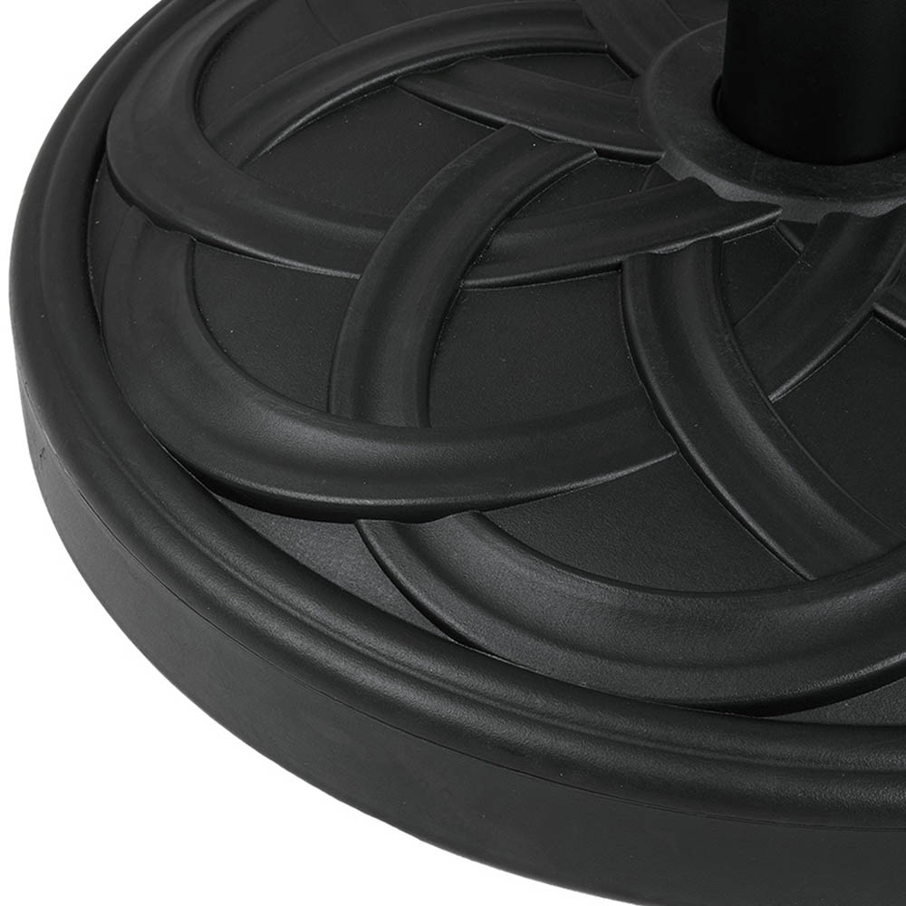 Living and Home Spiral Cross Effect Heavy Duty Round Umbrella Base 25kg Image 4