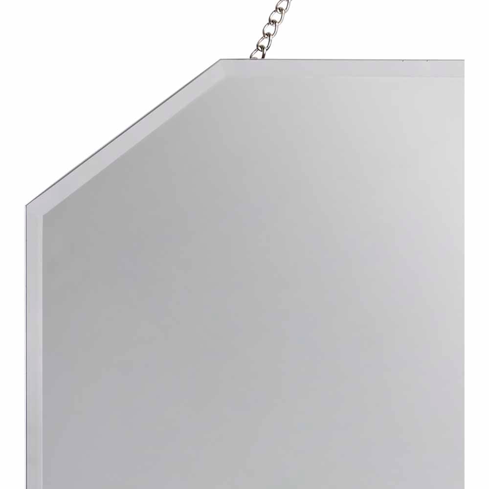 Wilko Mirror With Chain Rectangle Image 3