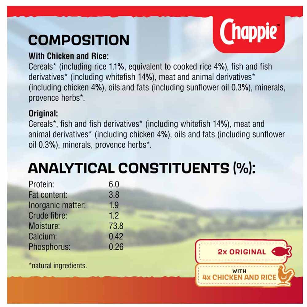 Chappie Mixed Selection Tinned Dog Food 6 x 412g Image 7