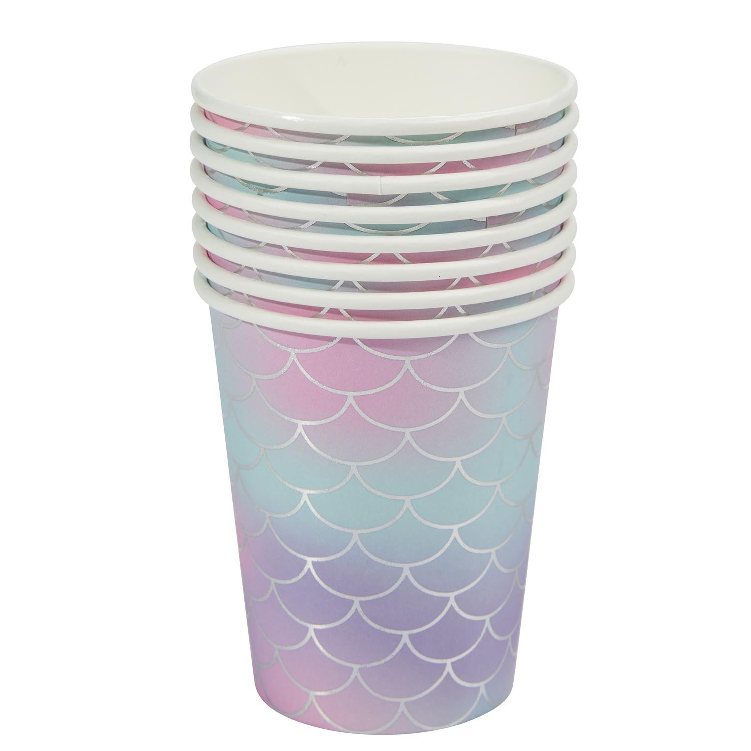 Pack of 8 Mermicorn Paper Cups Image