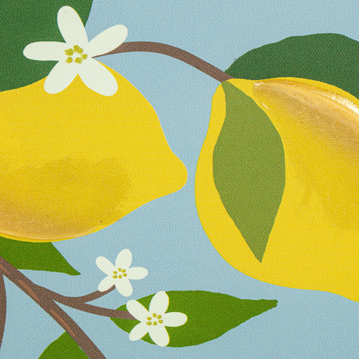 Fruit Market Vibrant Framed Canvas - Pink or Blue Image 6