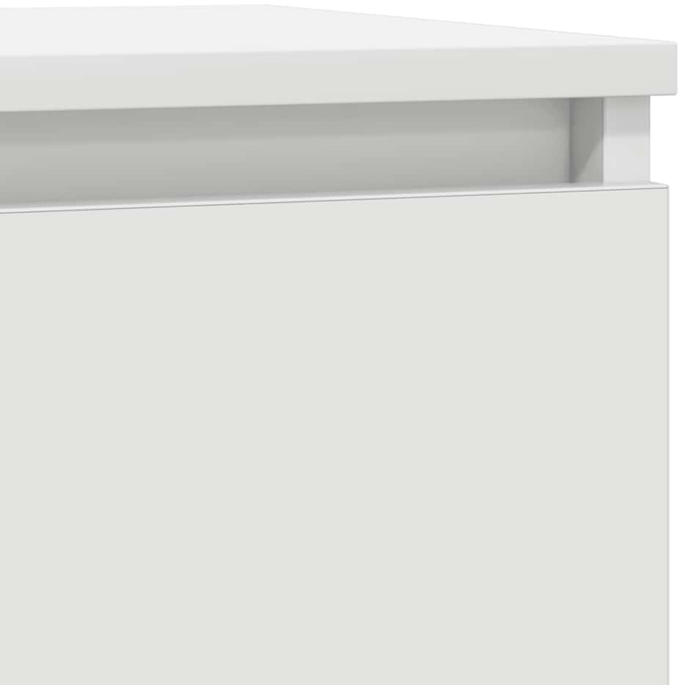 vidaXL 2 Door White Sideboard Image 9