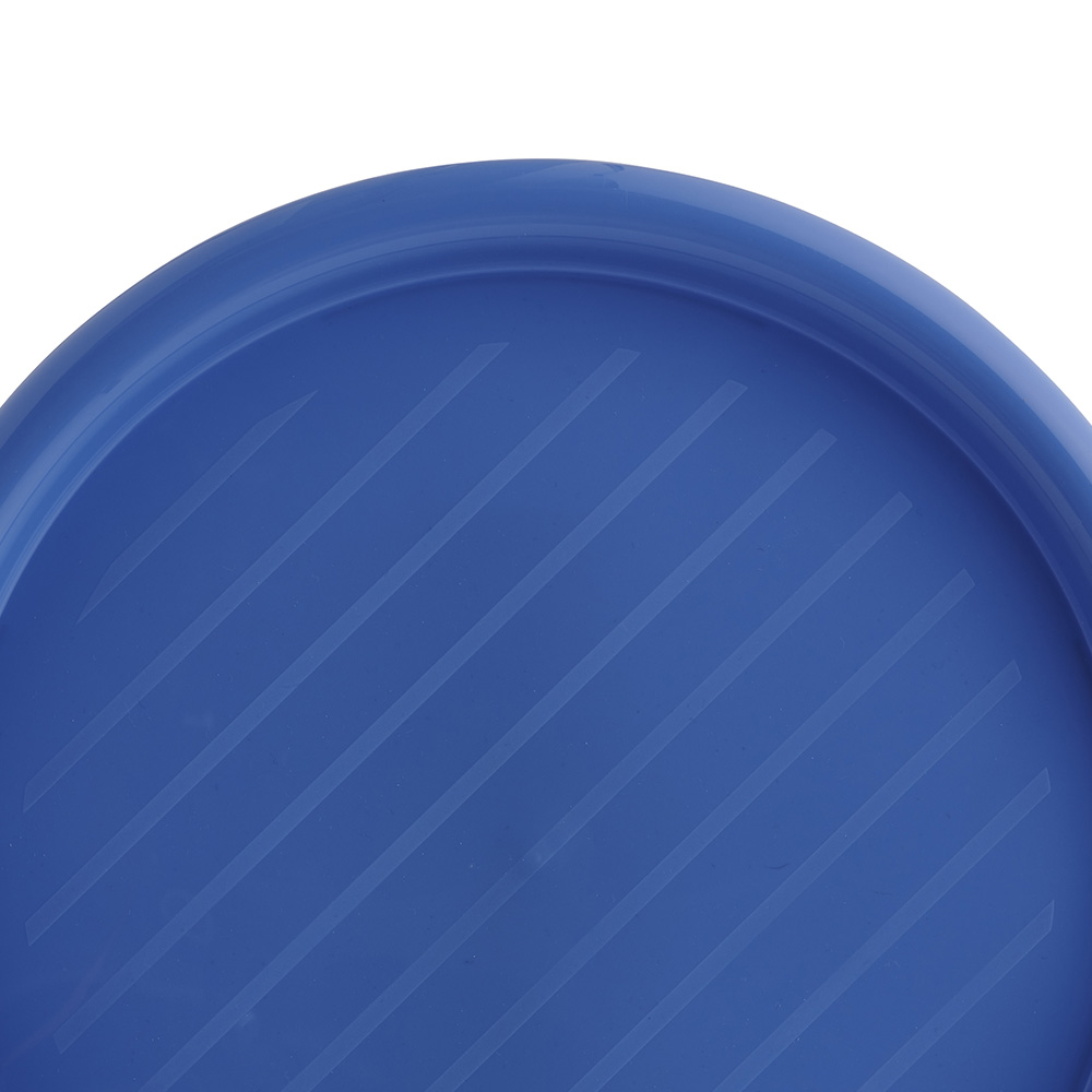 Wilko Round Tray Blue Wilko