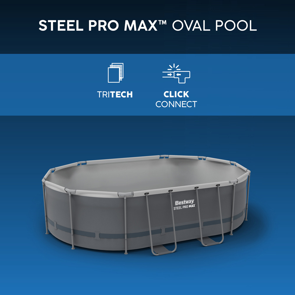 Bestway Steel Pro Max Oval Pool Set 10 x 6.7ft x 33 inch Image 5