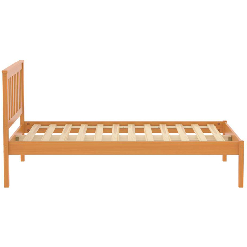 Denver Small Double Pine Wooden Bed Image 4