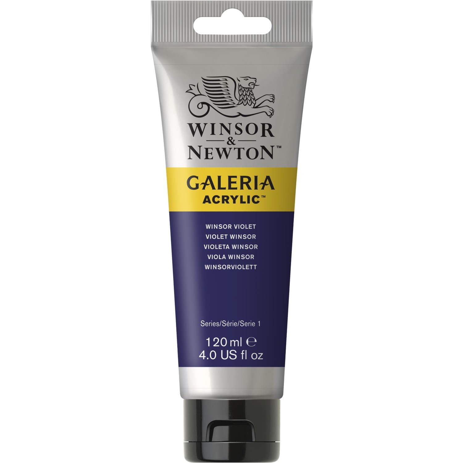 Winsor and Newton 120ml Galeria Acrylic Colour Paint - Winsor Violet Image