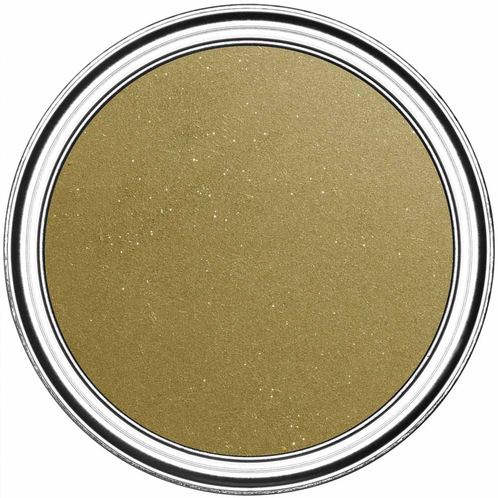 Rust-Oleum Glitter Gold Medium Shimmer Paint 250ml Image 3