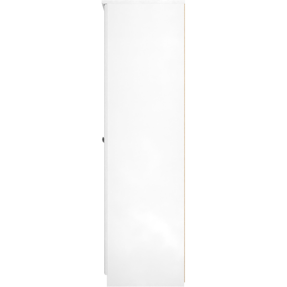 Crowndale Pembroke 2 Door Matt White Wardrobe Ready Assembled Image 6