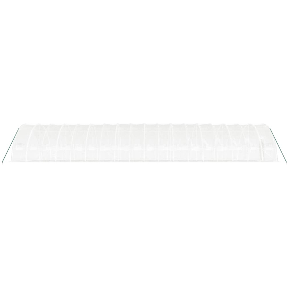vidaXL White Polyethylene Galvanised Steel Frame 59 x 19.6ft Greenhouse Image 4