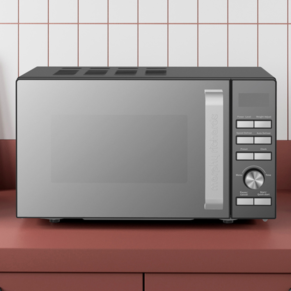 Morphy Richards 511443 Digital Mirror Door and Mirror Acrylic Panel 20L Microwave 800W Image 6