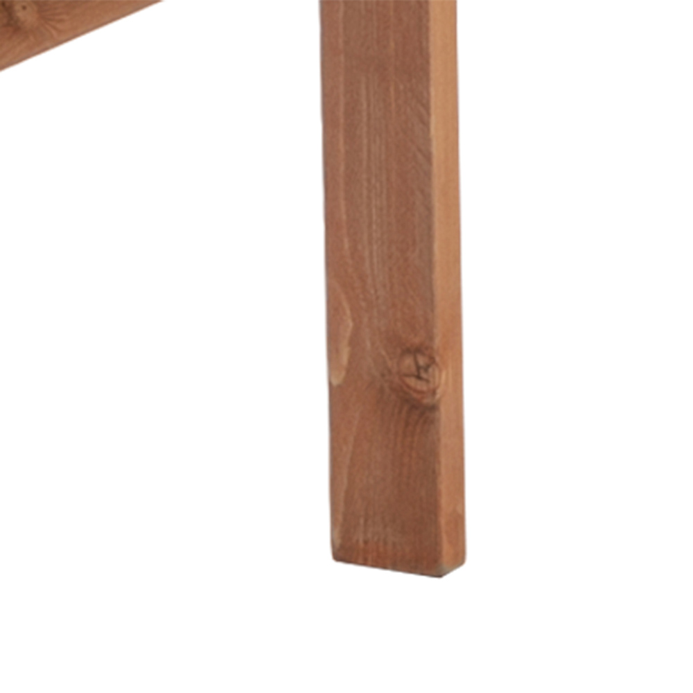 Outsunny Antique Orange Wooden Companion Seat Image 3