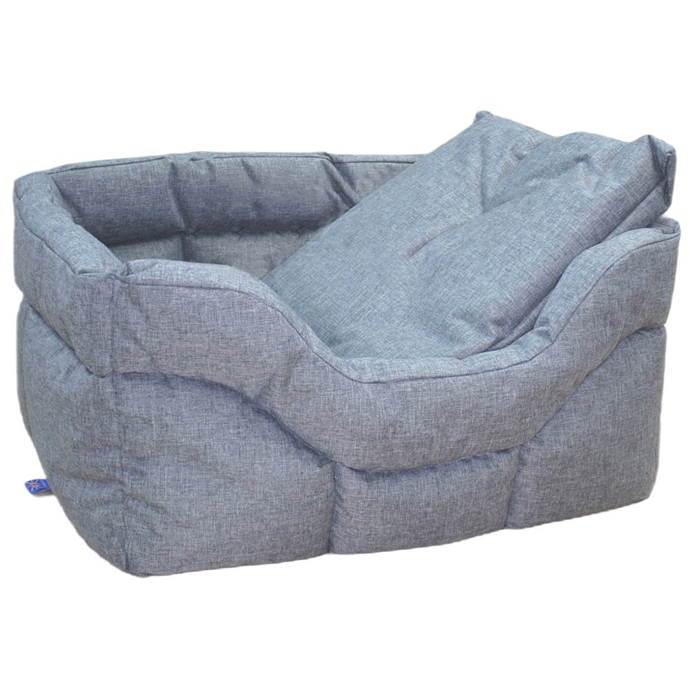 P&L Large Grey Heavy Duty Dog Bed Image 2