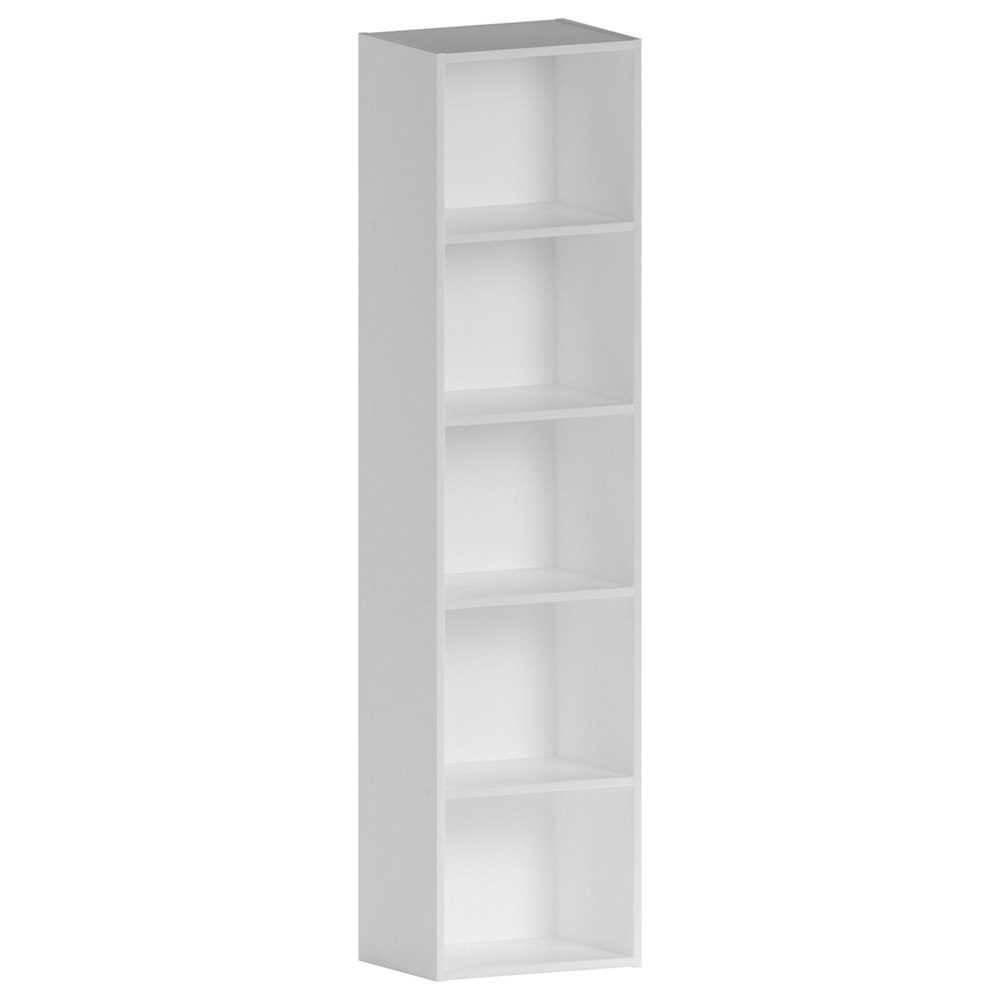 Vida Designs Oxford 5 Shelf White Cube Bookcase Image 2