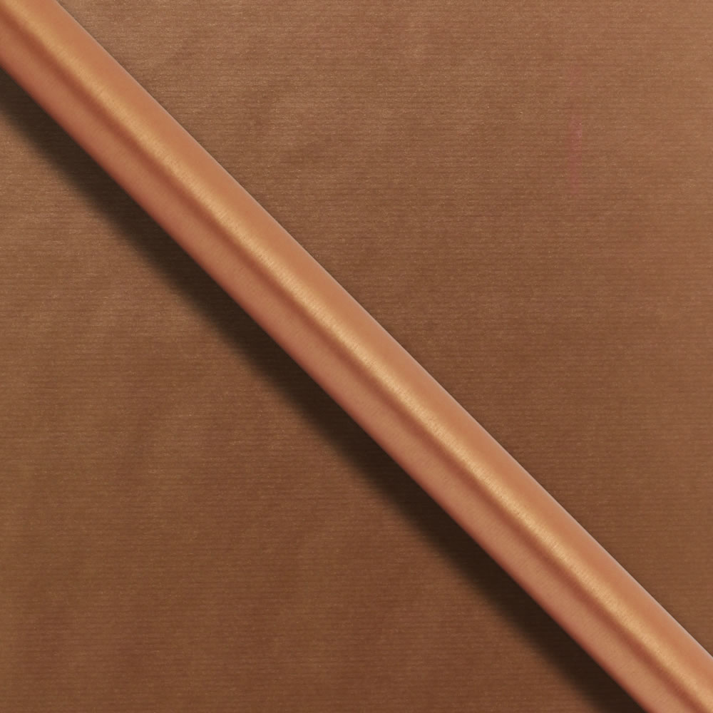 Wilko Copper Kraft Wrapping Paper Roll 2m Wilko