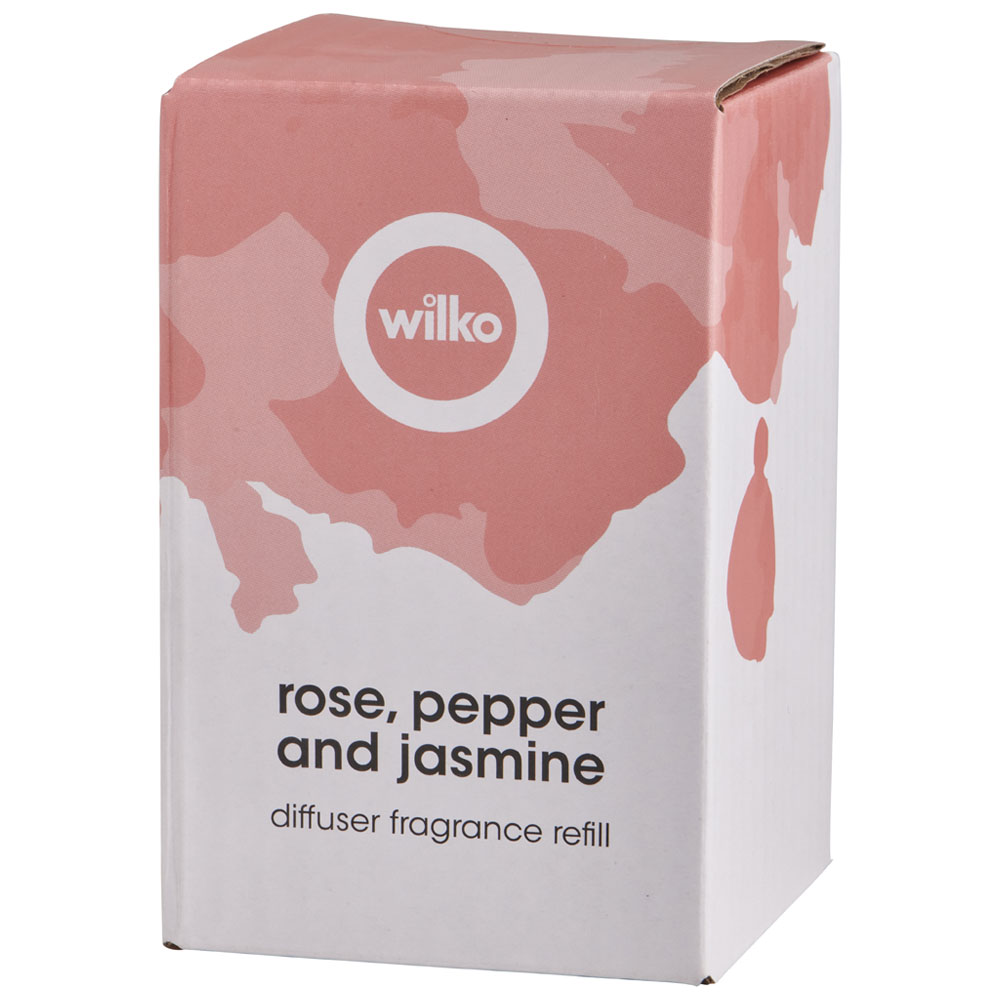 Wilko Rose Pepper and Jasmine Diffuser Fragrance Refill Image 3